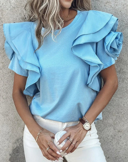 Blusa blu Rose