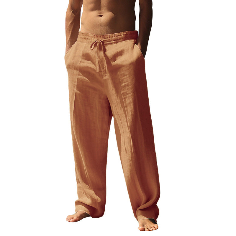 🥳REBAJA DE VERANO🥳 💞¡50K+ VENDIDOS! 💥¡50% DE DESCUENTO! 🔥Pantalones Casuales con Cordón y Bolsillos para Hombre