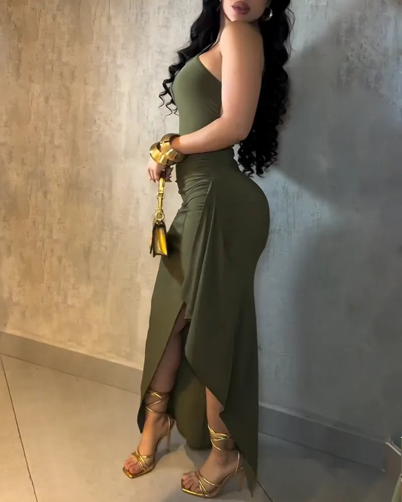 Vestido ajustado sin espalda