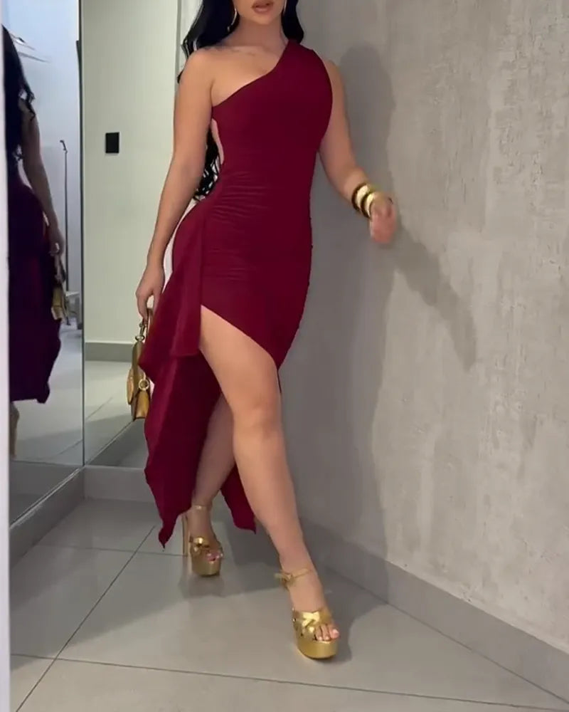 Vestido ajustado sin espalda