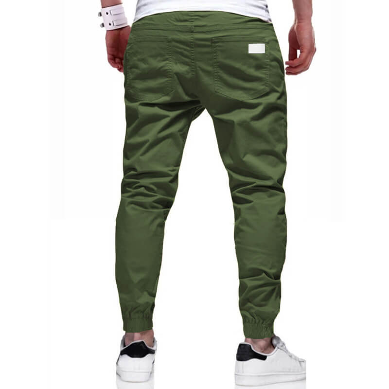 Pantalones jogger casuales para hombre con cordón y cintura elástica 🔥Compra 2, obtén automáticamente un 10% de descuento y envío gratis🔥