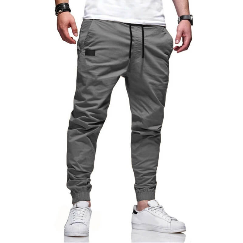 Pantalones jogger casuales para hombre con cordón y cintura elástica 🔥Compra 2, obtén automáticamente un 10% de descuento y envío gratis🔥