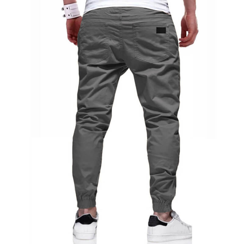 Pantalones jogger casuales para hombre con cordón y cintura elástica 🔥Compra 2, obtén automáticamente un 10% de descuento y envío gratis🔥