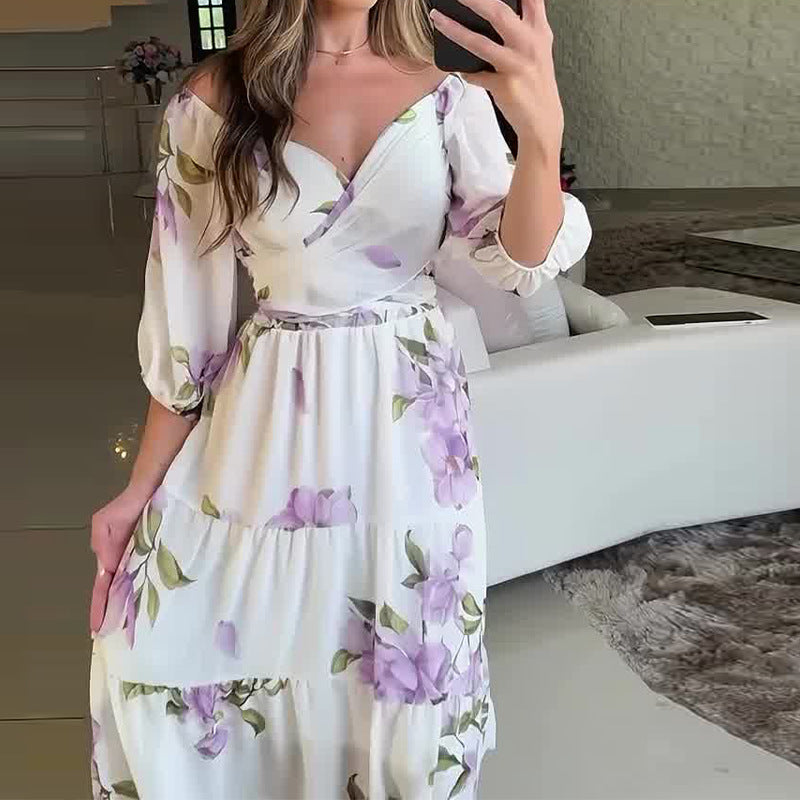 Vestido primavera verano Flores