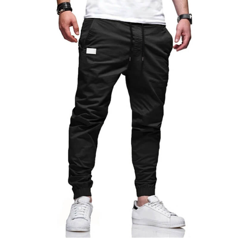 Pantalones jogger casuales para hombre con cordón y cintura elástica 🔥Compra 2, obtén automáticamente un 10% de descuento y envío gratis🔥