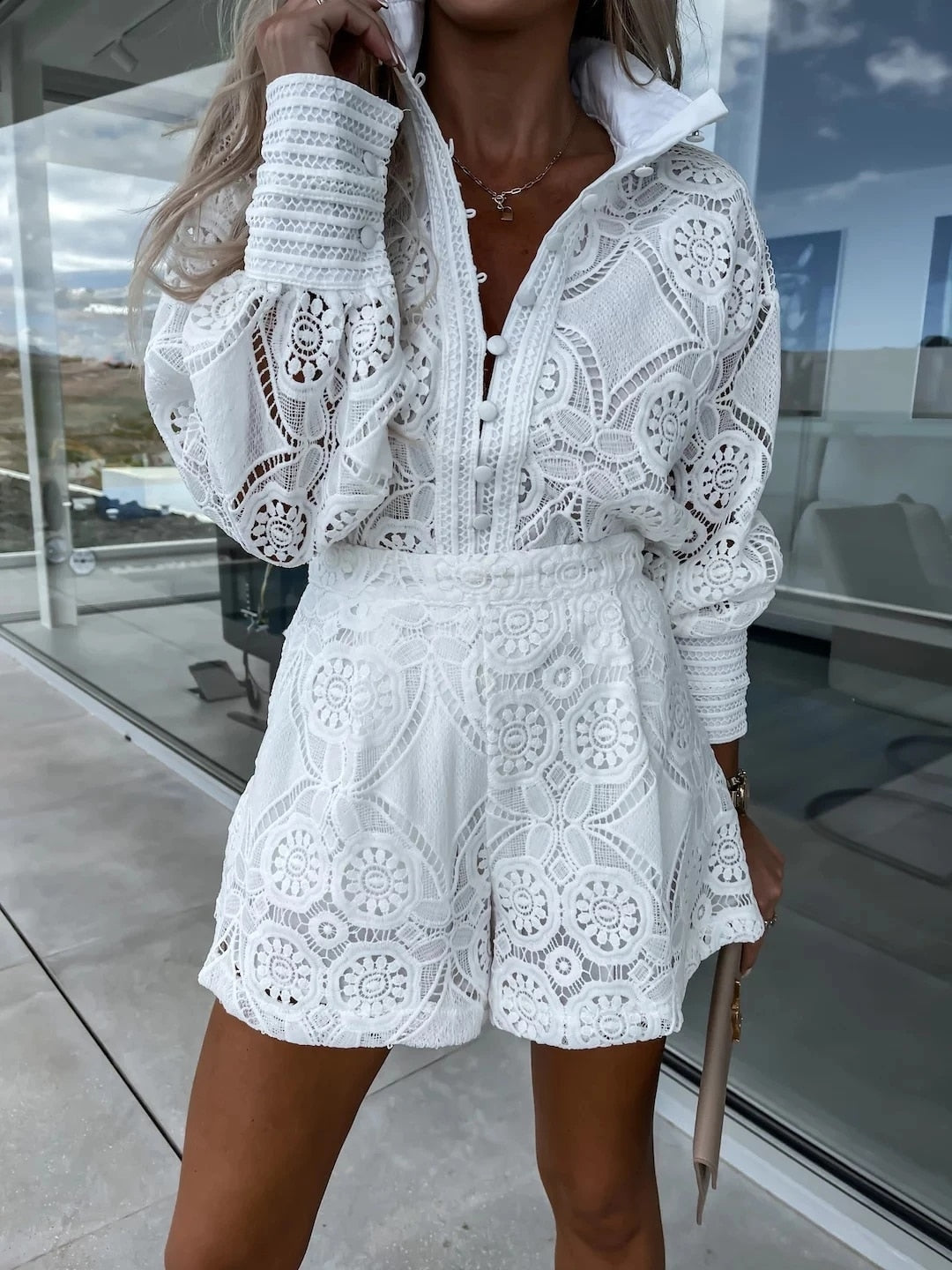 Chloe | Conjunto de encaje Ibiza