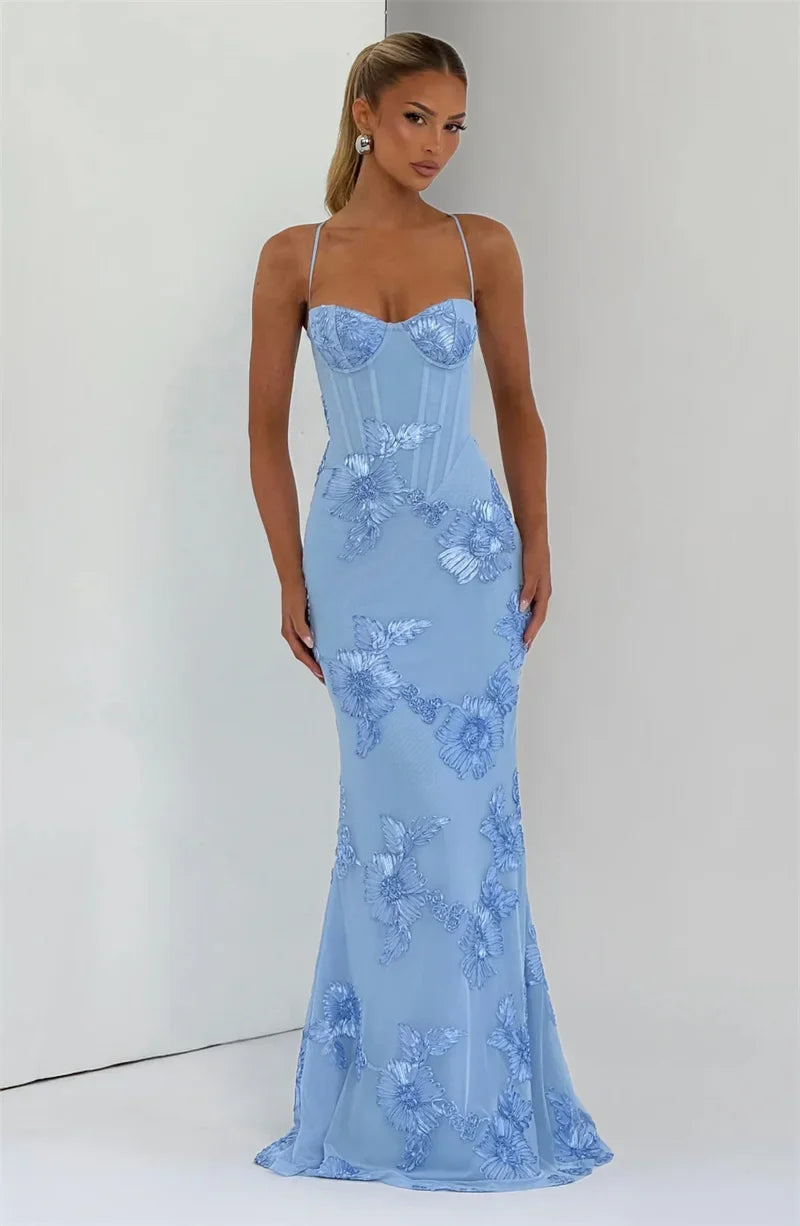 Vestido Elegancia Celeste