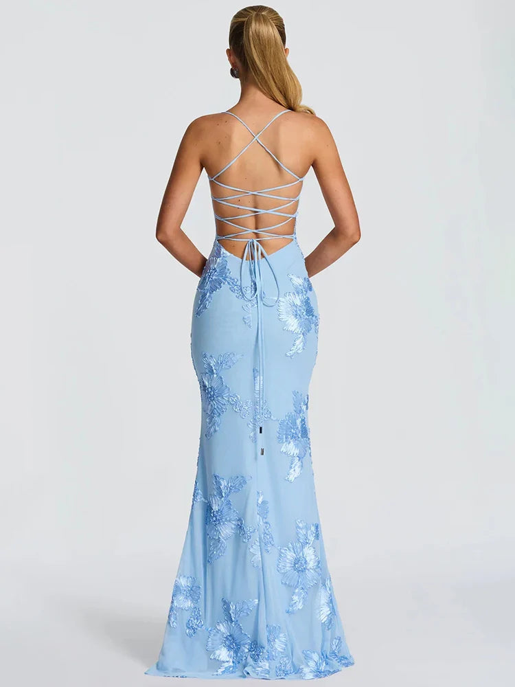 Vestido Elegancia Celeste