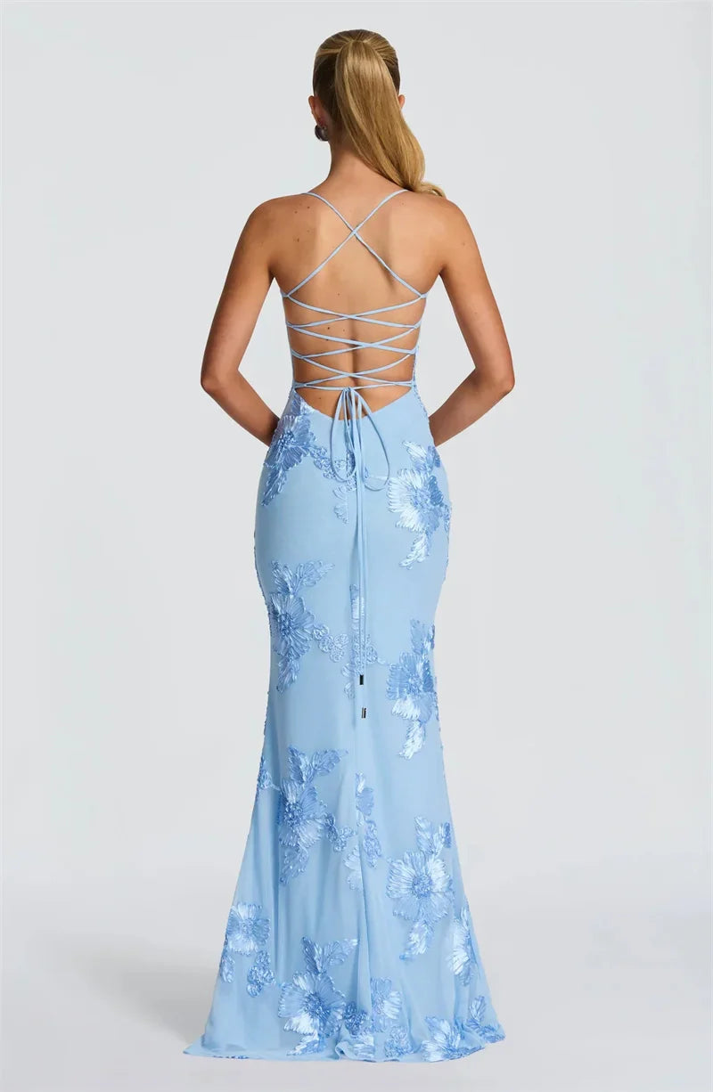 Vestido Elegancia Celeste