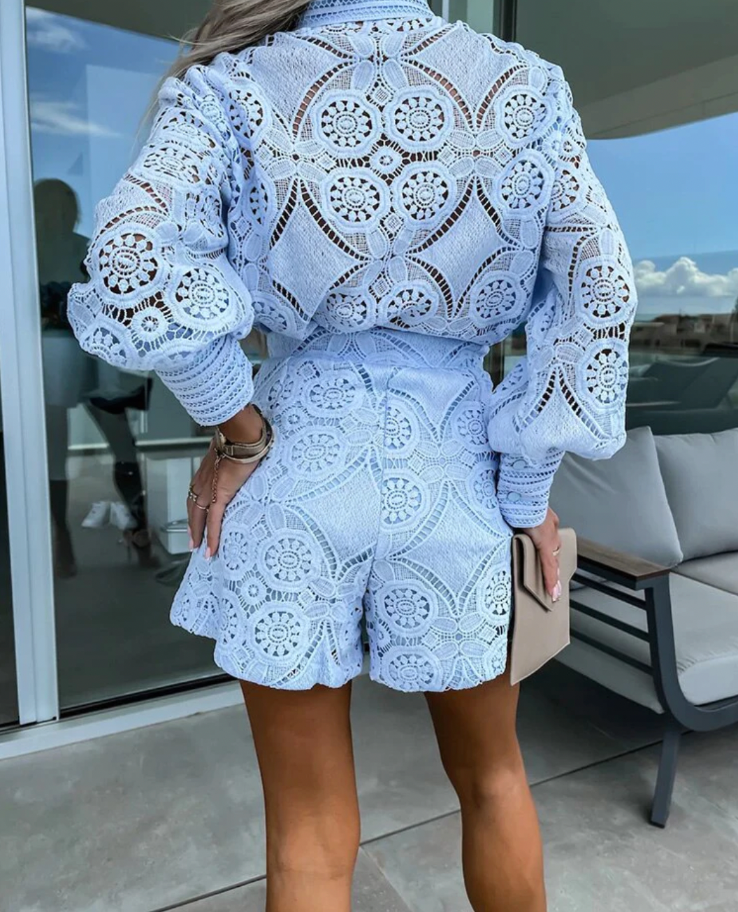 Chloe | Conjunto de encaje Ibiza