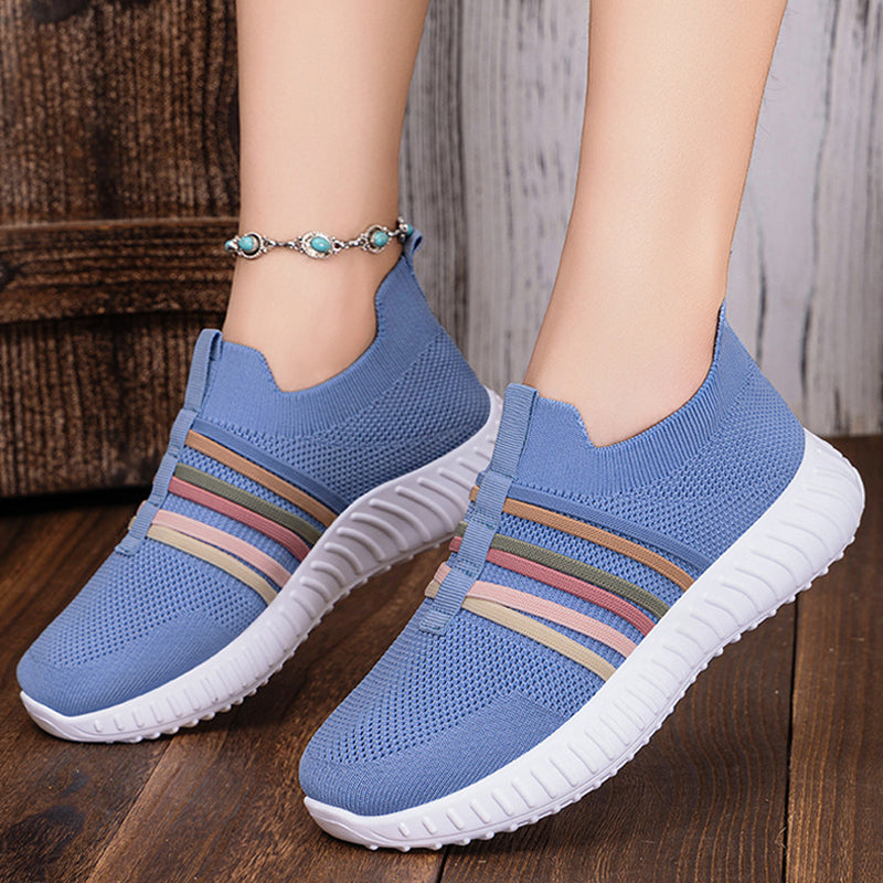 🌸NUEVO LLEGADO -50%🦋 ✨¡50K+ VENDIDOS!🎁✨ Zapatillas Deportivas Transpirables de Malla para Mujer (Sin Cordones / Tipo Slip-On)