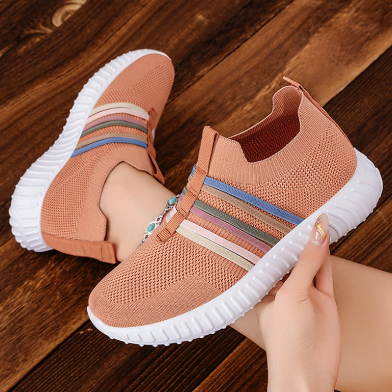 🌸NUEVO LLEGADO -50%🦋 ✨¡50K+ VENDIDOS!🎁✨ Zapatillas Deportivas Transpirables de Malla para Mujer (Sin Cordones / Tipo Slip-On)