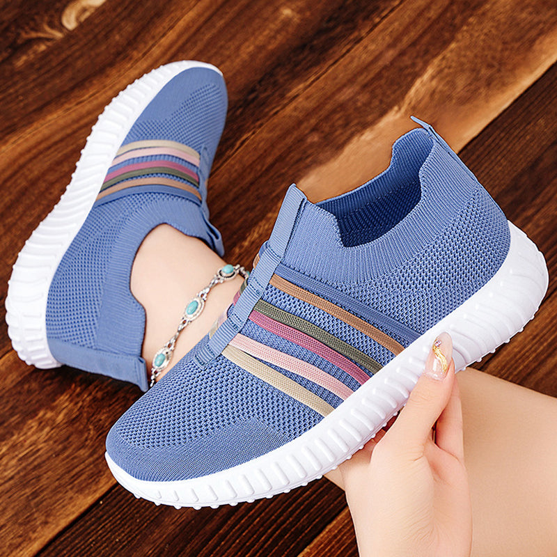🌸NUEVO LLEGADO -50%🦋 ✨¡50K+ VENDIDOS!🎁✨ Zapatillas Deportivas Transpirables de Malla para Mujer (Sin Cordones / Tipo Slip-On)