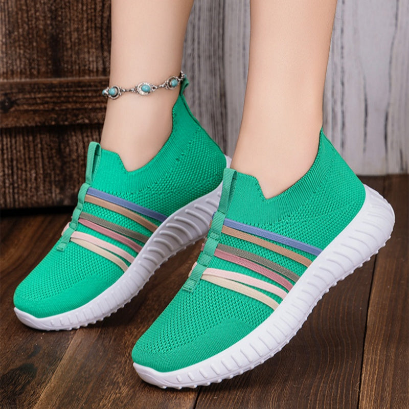 🌸NUEVO LLEGADO -50%🦋 ✨¡50K+ VENDIDOS!🎁✨ Zapatillas Deportivas Transpirables de Malla para Mujer (Sin Cordones / Tipo Slip-On)