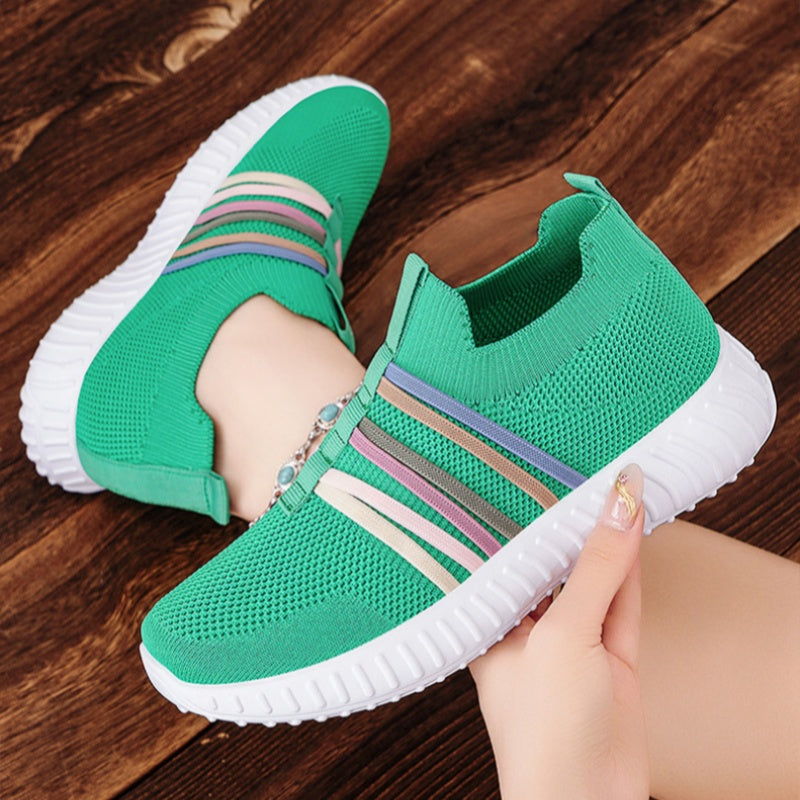 🌸NUEVO LLEGADO -50%🦋 ✨¡50K+ VENDIDOS!🎁✨ Zapatillas Deportivas Transpirables de Malla para Mujer (Sin Cordones / Tipo Slip-On)