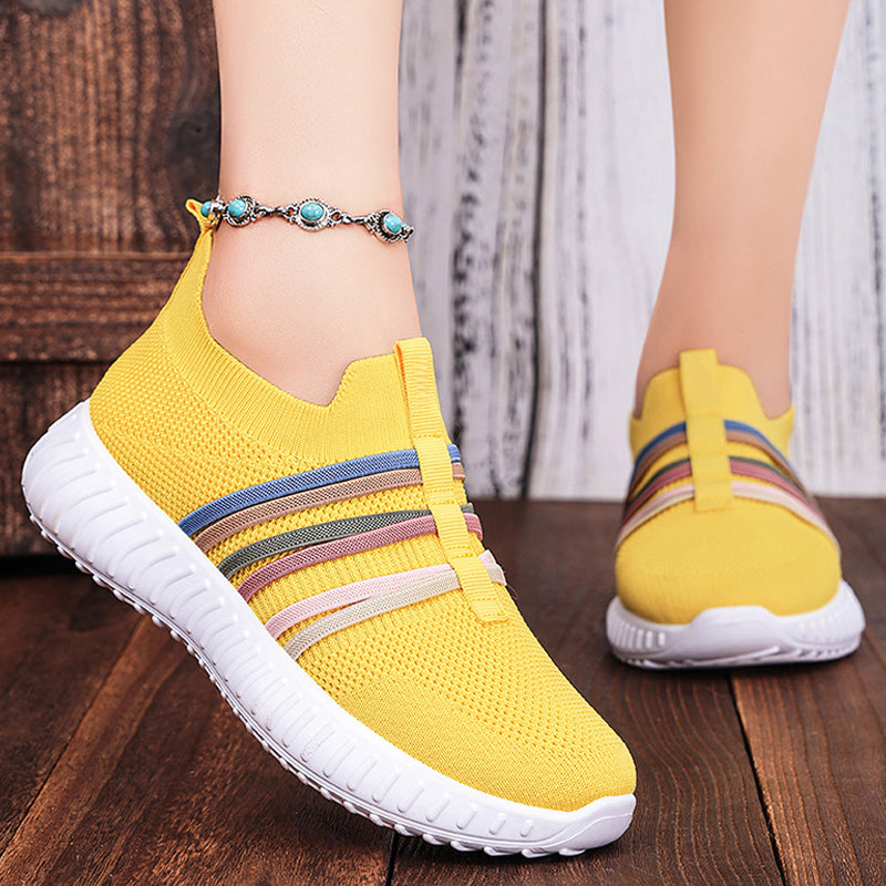 🌸NUEVO LLEGADO -50%🦋 ✨¡50K+ VENDIDOS!🎁✨ Zapatillas Deportivas Transpirables de Malla para Mujer (Sin Cordones / Tipo Slip-On)