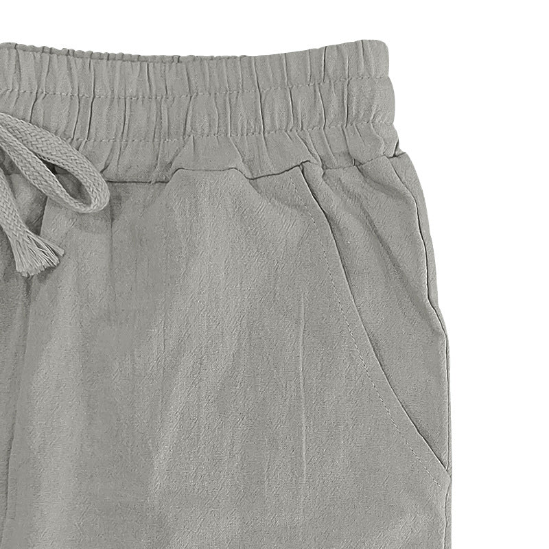 🥳REBAJA DE VERANO🥳 💞¡50K+ VENDIDOS! 💥¡50% DE DESCUENTO! 🔥Pantalones Casuales con Cordón y Bolsillos para Hombre