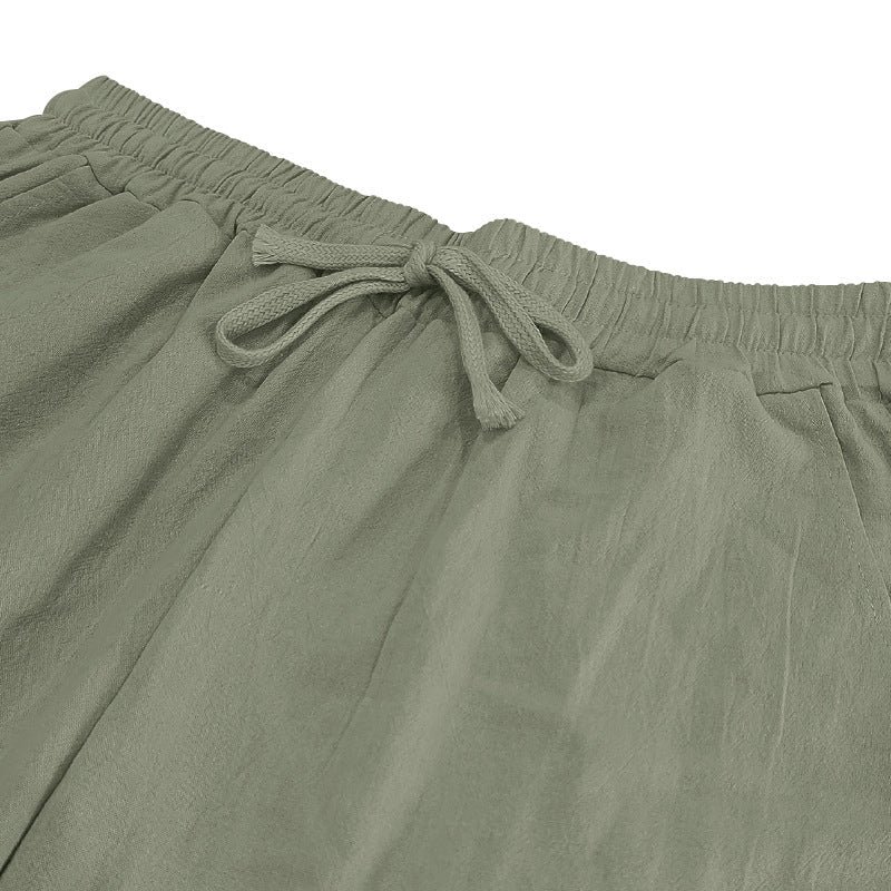 🥳REBAJA DE VERANO🥳 💞¡50K+ VENDIDOS! 💥¡50% DE DESCUENTO! 🔥Pantalones Casuales con Cordón y Bolsillos para Hombre