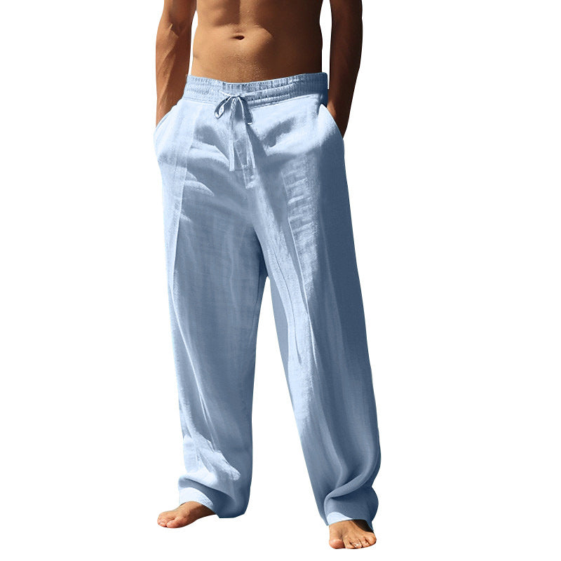 🥳REBAJA DE VERANO🥳 💞¡50K+ VENDIDOS! 💥¡50% DE DESCUENTO! 🔥Pantalones Casuales con Cordón y Bolsillos para Hombre