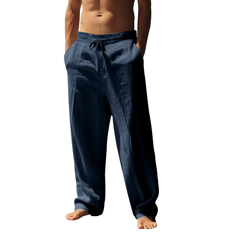 🥳REBAJA DE VERANO🥳 💞¡50K+ VENDIDOS! 💥¡50% DE DESCUENTO! 🔥Pantalones Casuales con Cordón y Bolsillos para Hombre