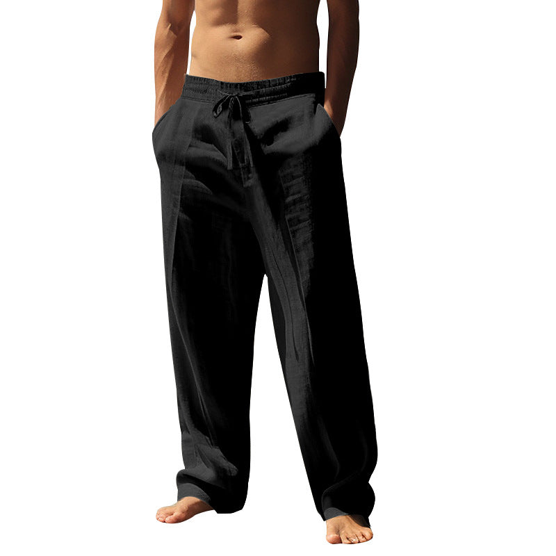 🥳REBAJA DE VERANO🥳 💞¡50K+ VENDIDOS! 💥¡50% DE DESCUENTO! 🔥Pantalones Casuales con Cordón y Bolsillos para Hombre