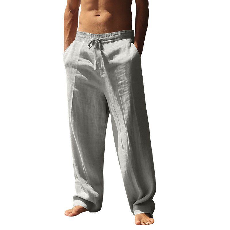 🥳REBAJA DE VERANO🥳 💞¡50K+ VENDIDOS! 💥¡50% DE DESCUENTO! 🔥Pantalones Casuales con Cordón y Bolsillos para Hombre