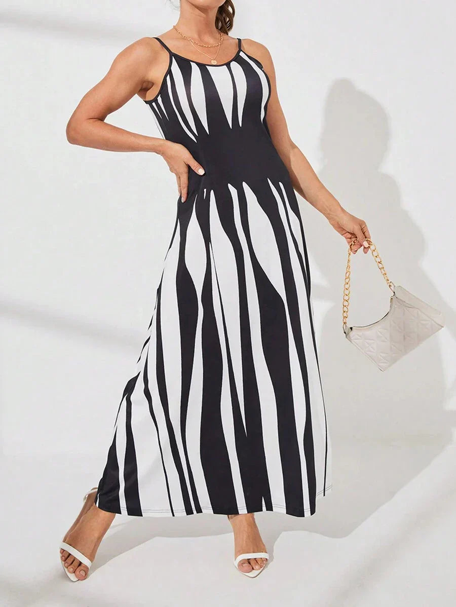 Vestido Maxi Cami estampado de LUNE