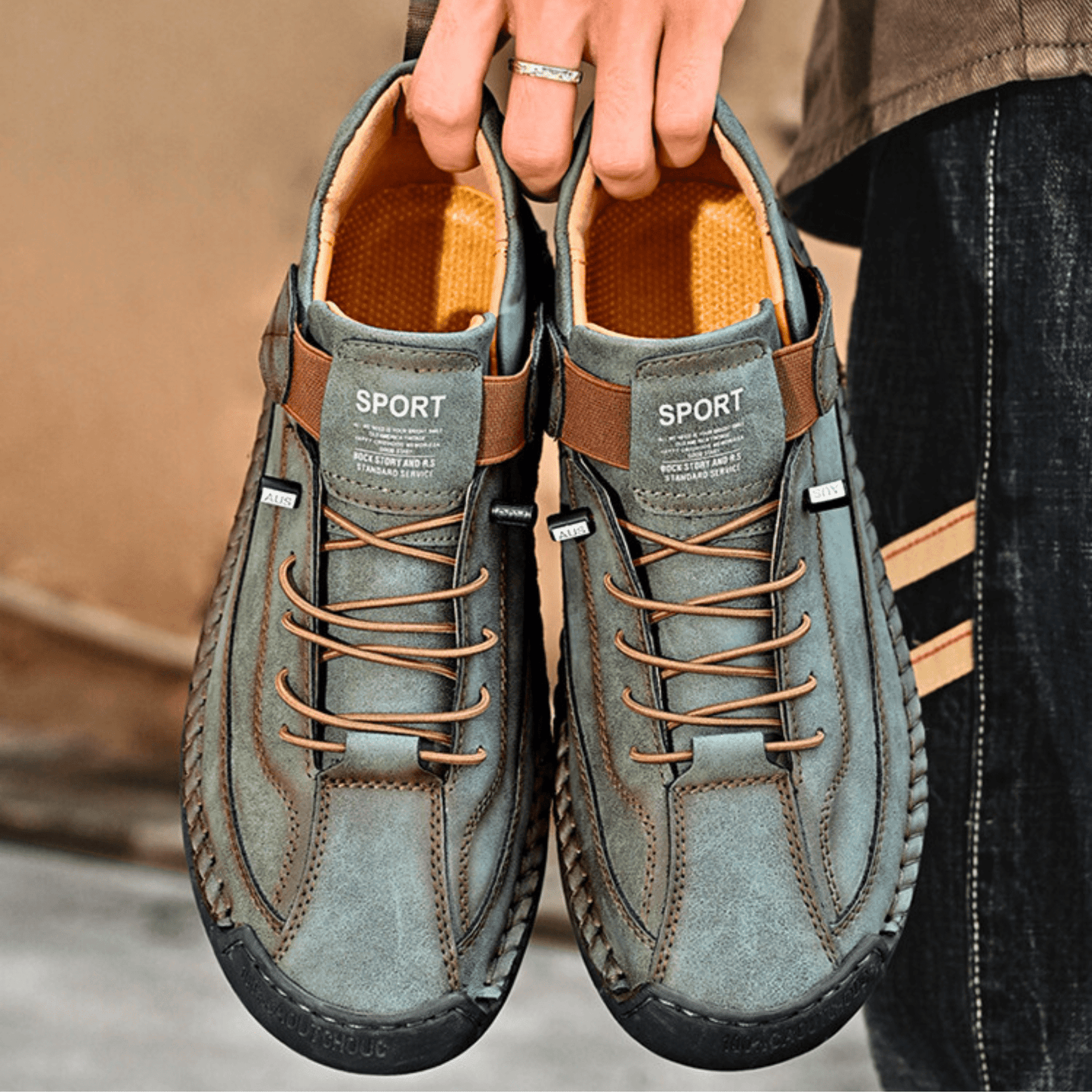 Rocco | Zapatillas de Cuero Premium