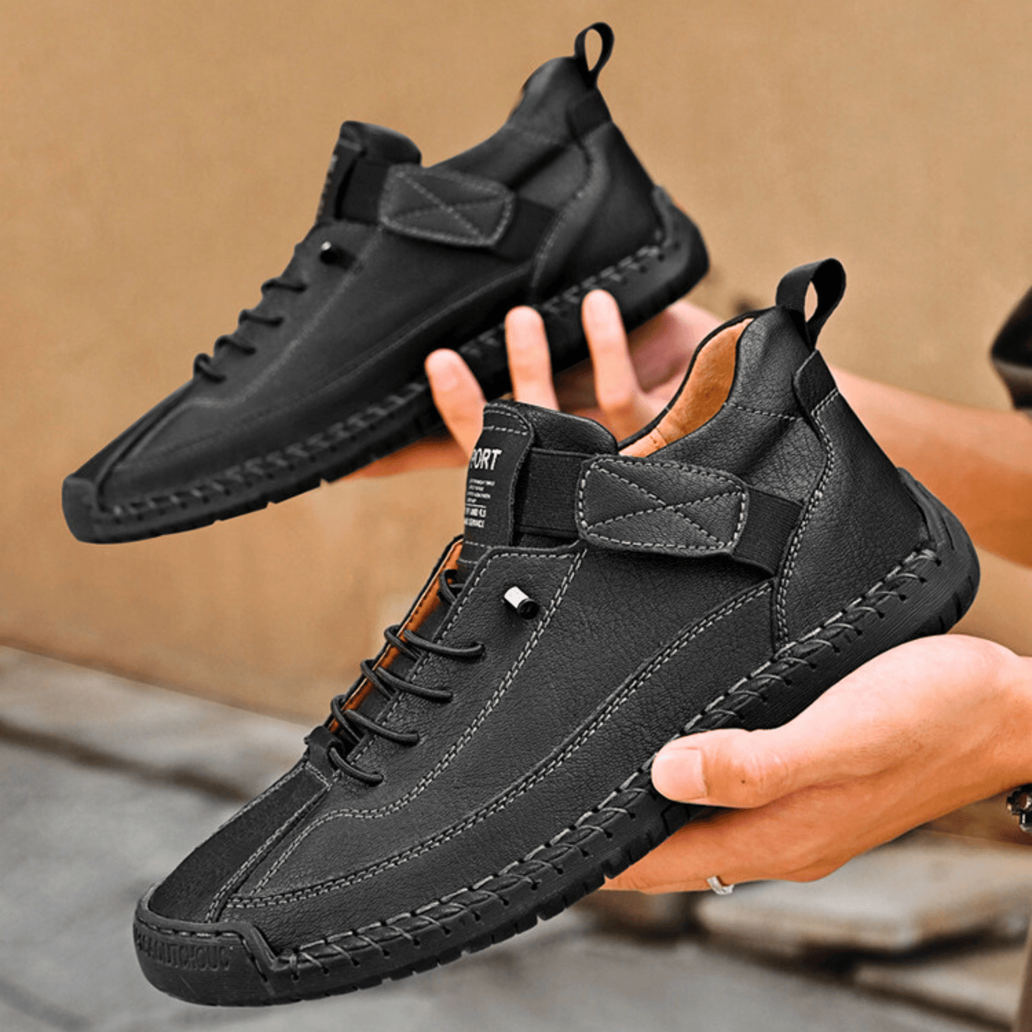 Rocco | Zapatillas de Cuero Premium