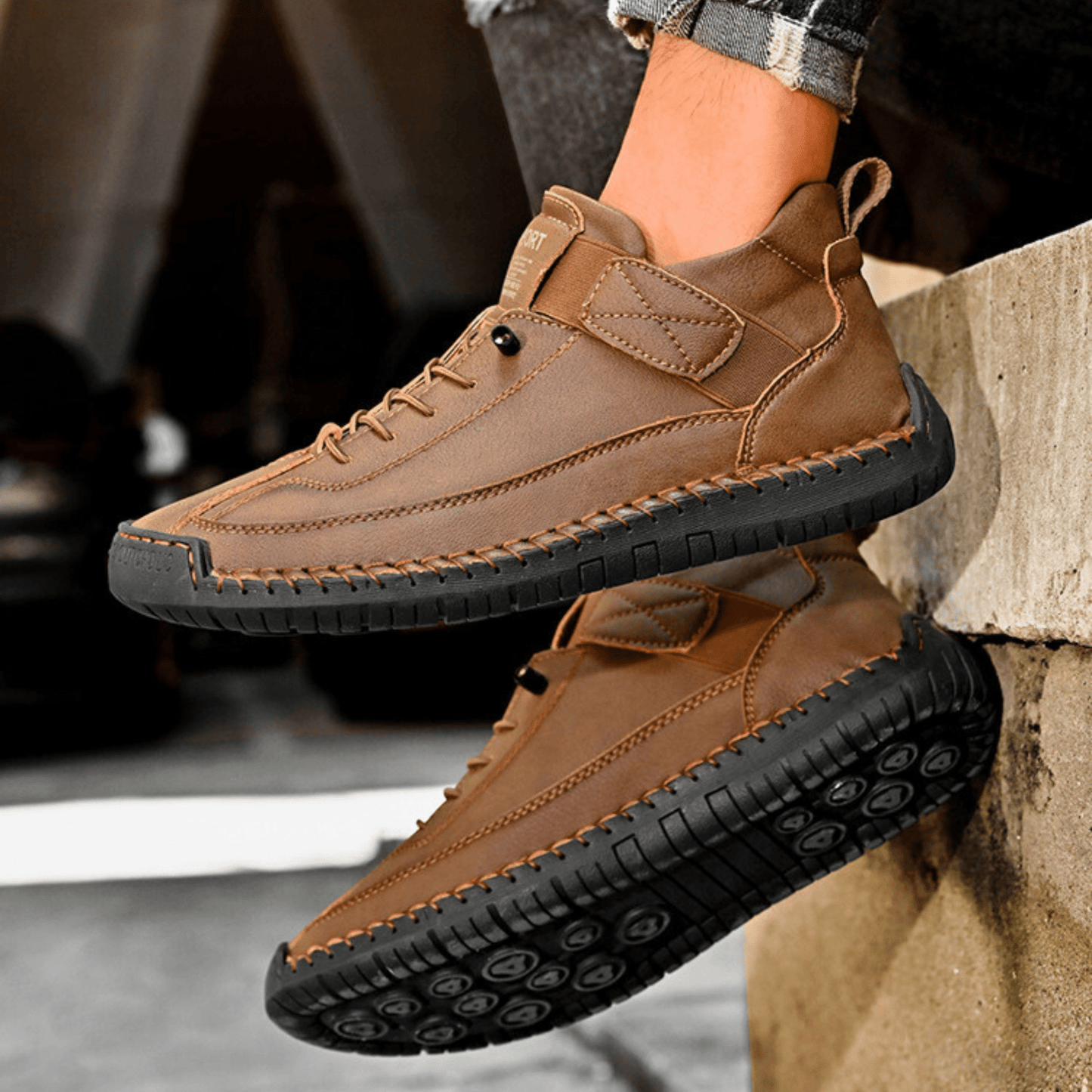 Rocco | Zapatillas de Cuero Premium